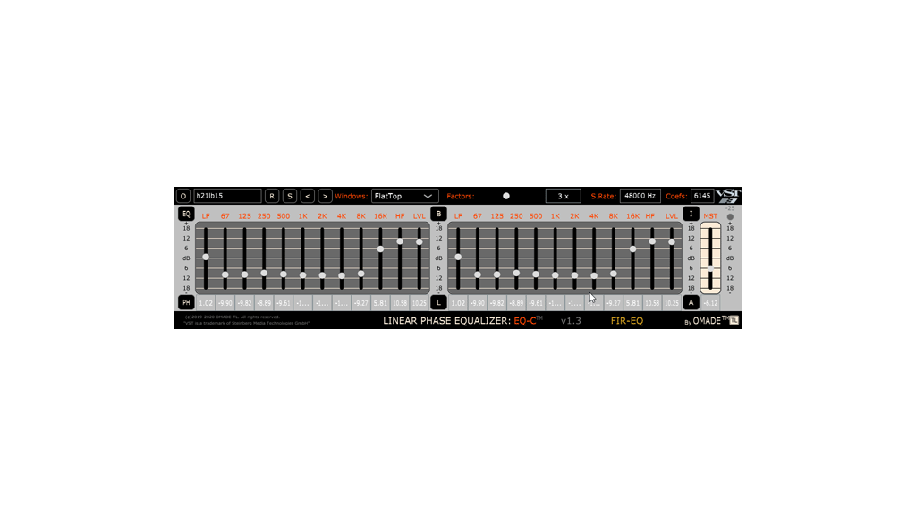 OMADE LINEAR PHASE EQUALIZER: EQ-C